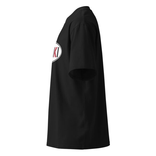 Camiseta oversize orgánica de cuello alto unisex - Imagen 4