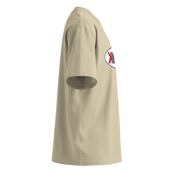 Camiseta oversize orgánica de cuello alto unisex - Imagen 7